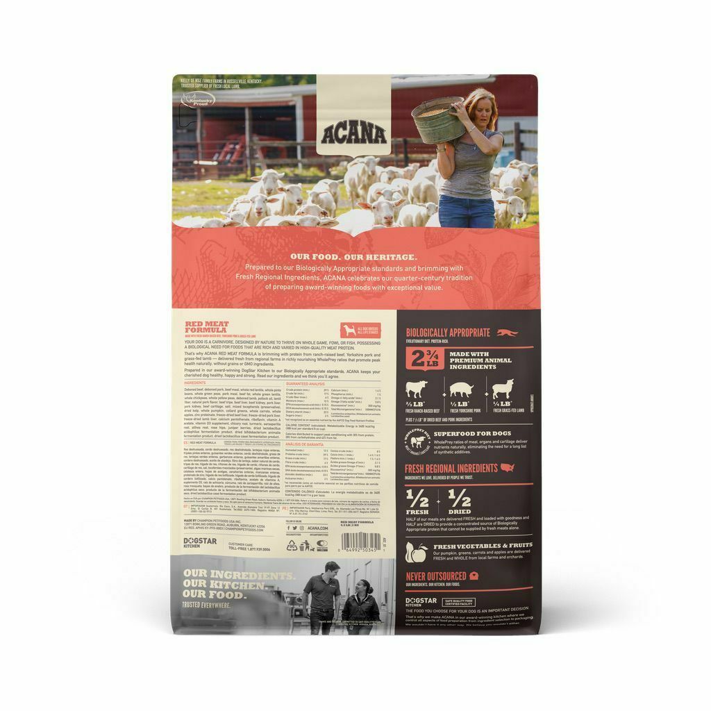 Acana Red Meat Dog Food image number null