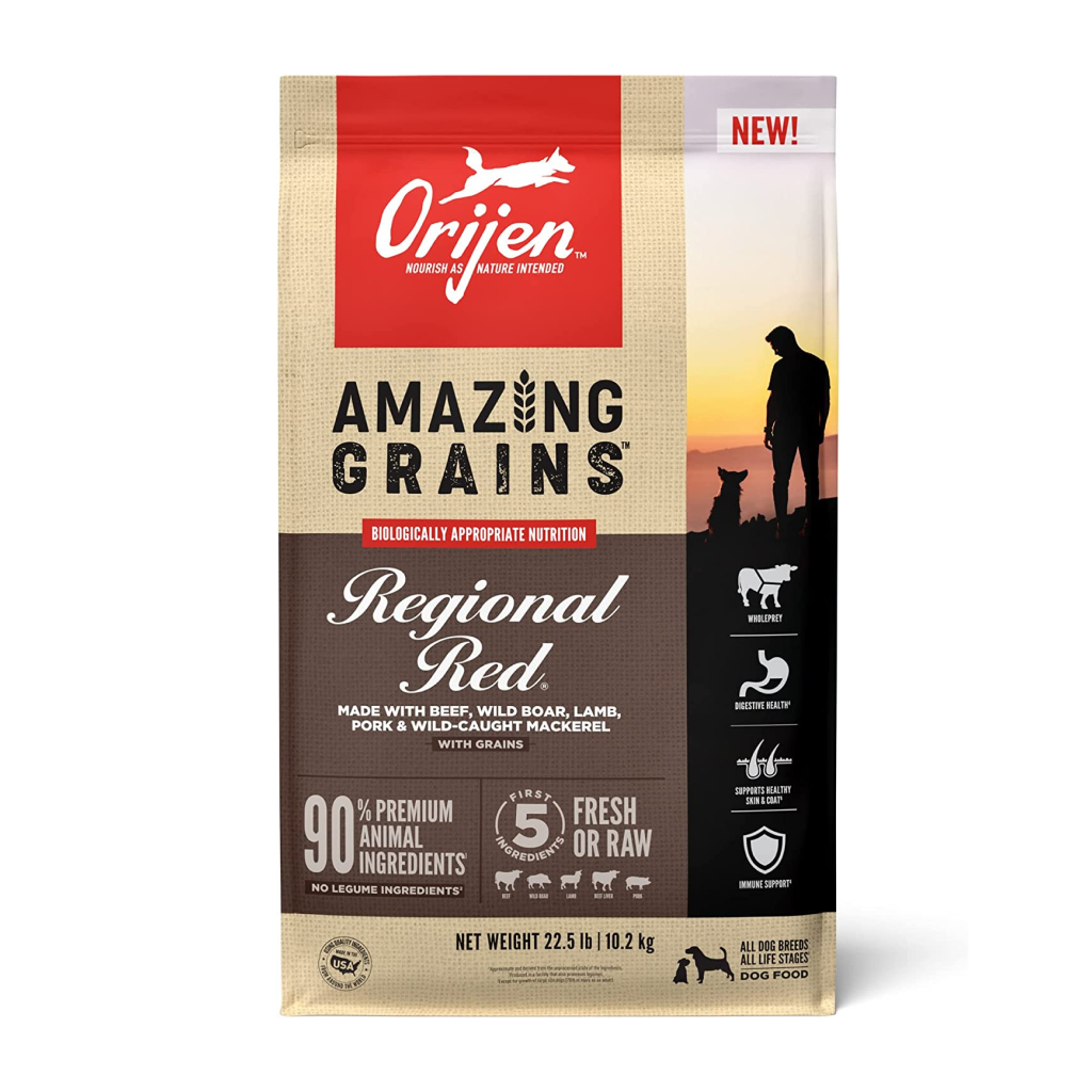 ORIJEN Amazing Grains Regional Red, 22.5-lb image number null