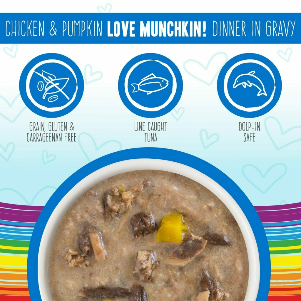 B.F.F. Omg - Best Feline Friend Oh My Gravy!, Love Munchkin! With Chicken & Pumpkin In Gravy Cat Food By Weruva image number null