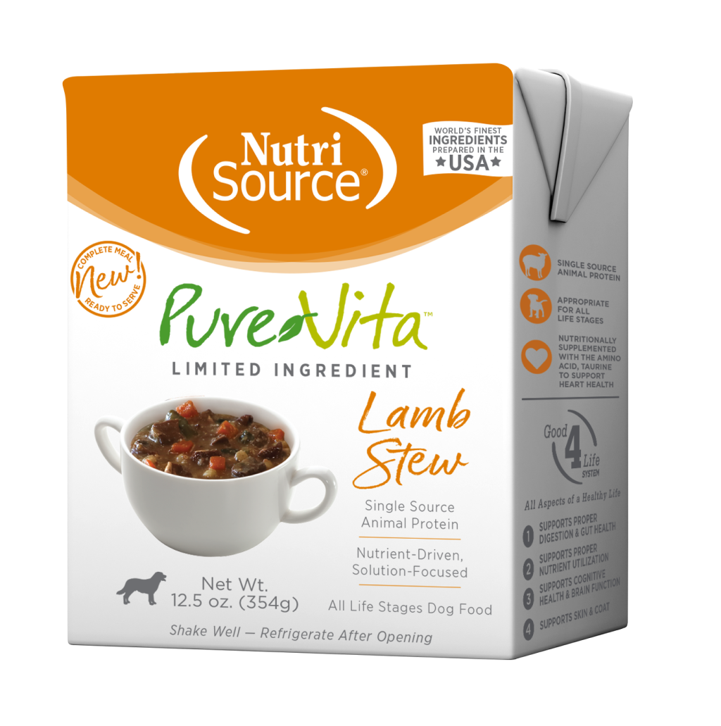 NutriSource PureVita Wet Dog Food - Lamb Stew image number null