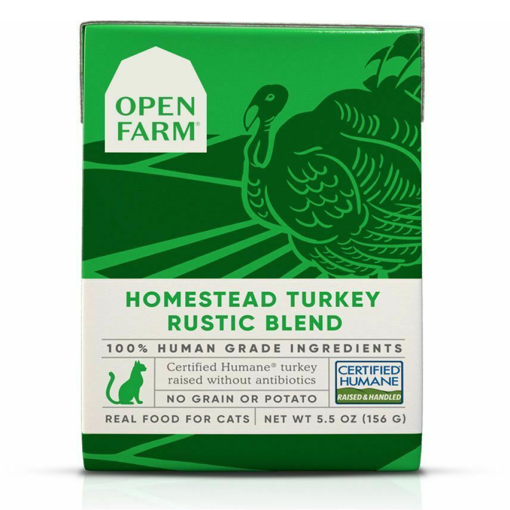 Open Farm Homestead Turkey Rustic Blend Wet Cat Food 5.5 oz