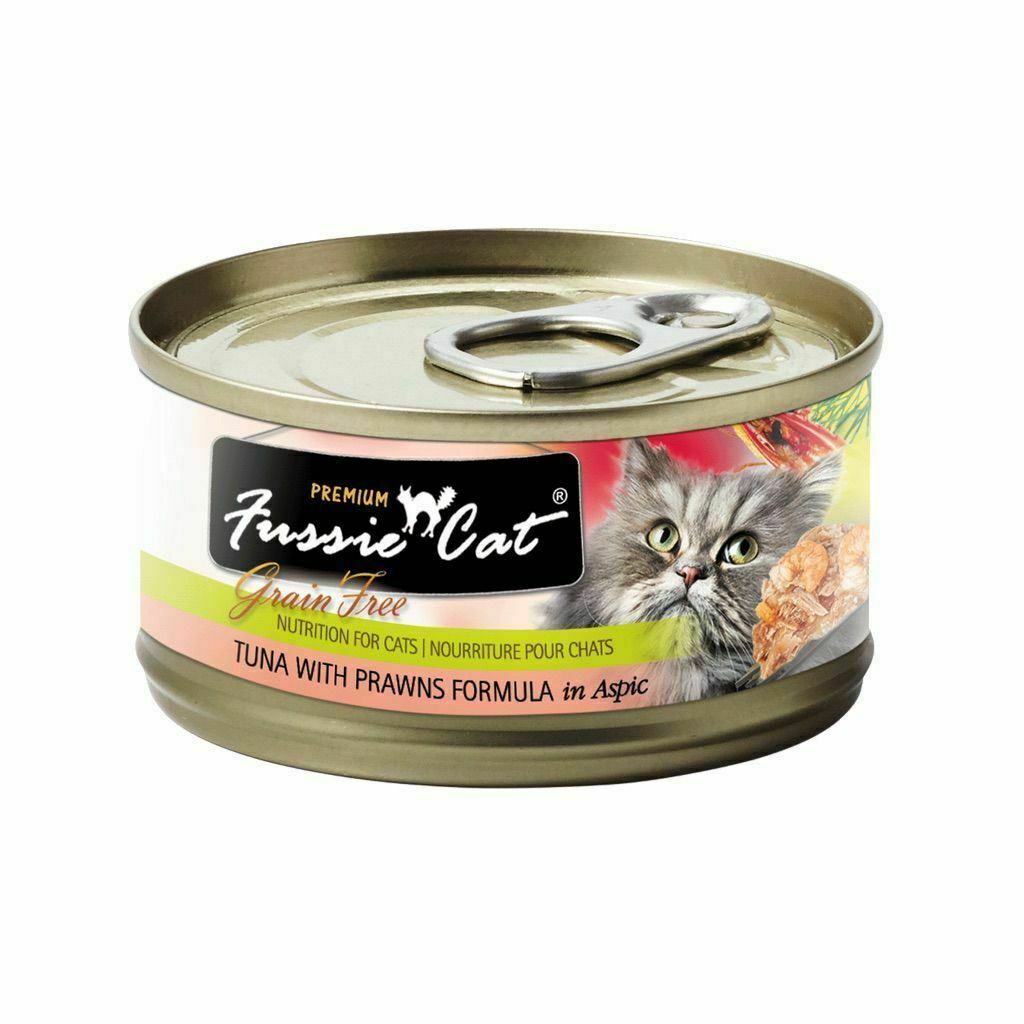 Fussie Cat Premium Tuna With Prawns Formula In Aspic 2.82-oz image number null