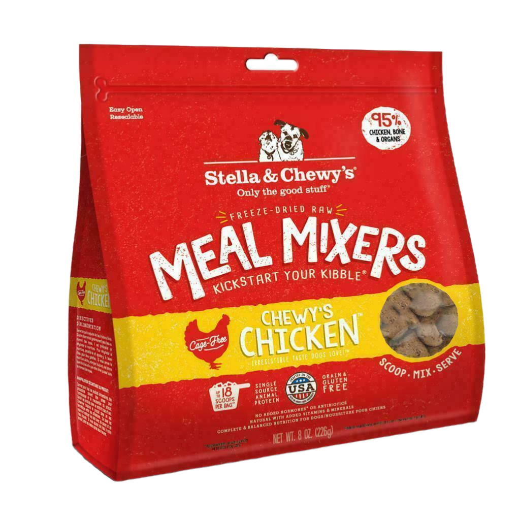 Stella & Chewy's Dog Freeze-Dried Raw, Chewy's Chicken Meal Mixers, 18-oz image number null