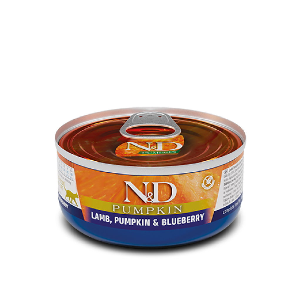 Farmina N D Lamb Pumpkin Blueberry Wet Food Cat Can 2.5 oz