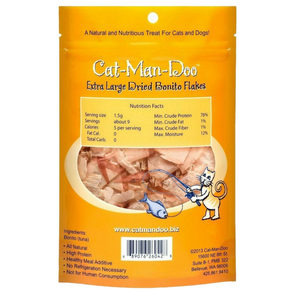 Cat-Man-Doo Extra Large Dried Bonito Flakes image number null