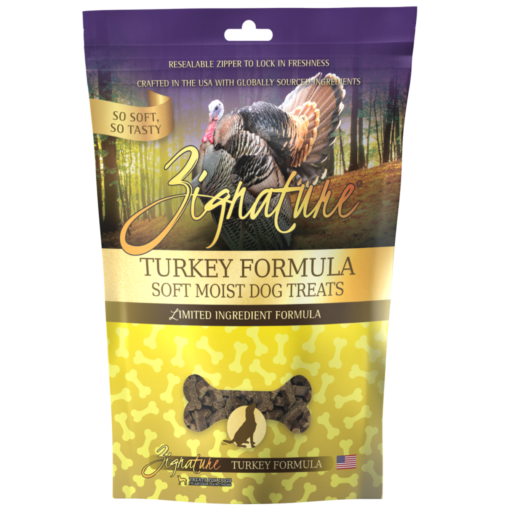 Zignature Turkey Formula Soft Moist Treats For Dogs, 4-Oz image number null