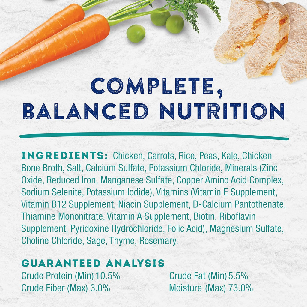 Natural Balance Platefulls Harvest Chicken & Rice Recipe  Wet Dog Food, 9-oz image number null