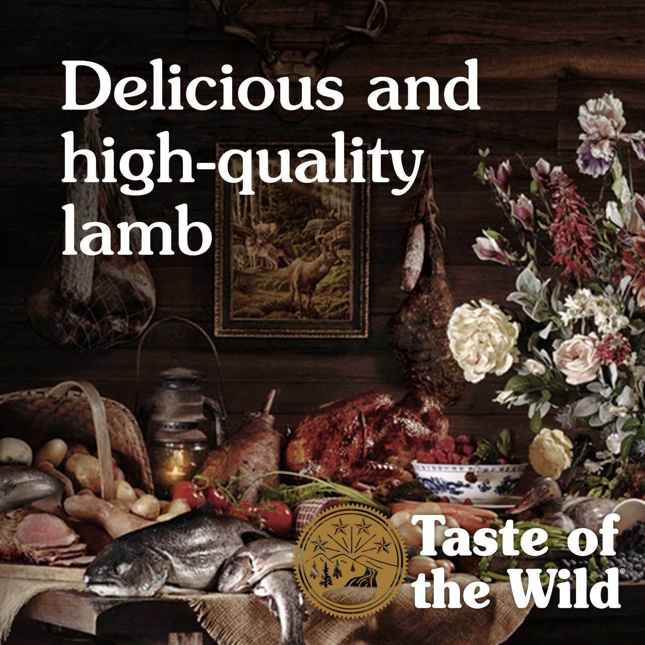 Taste Of The Wild Sierra Mountain Canine Recipe With Lamb In Gravy 13-oz Can Dog Food image number null