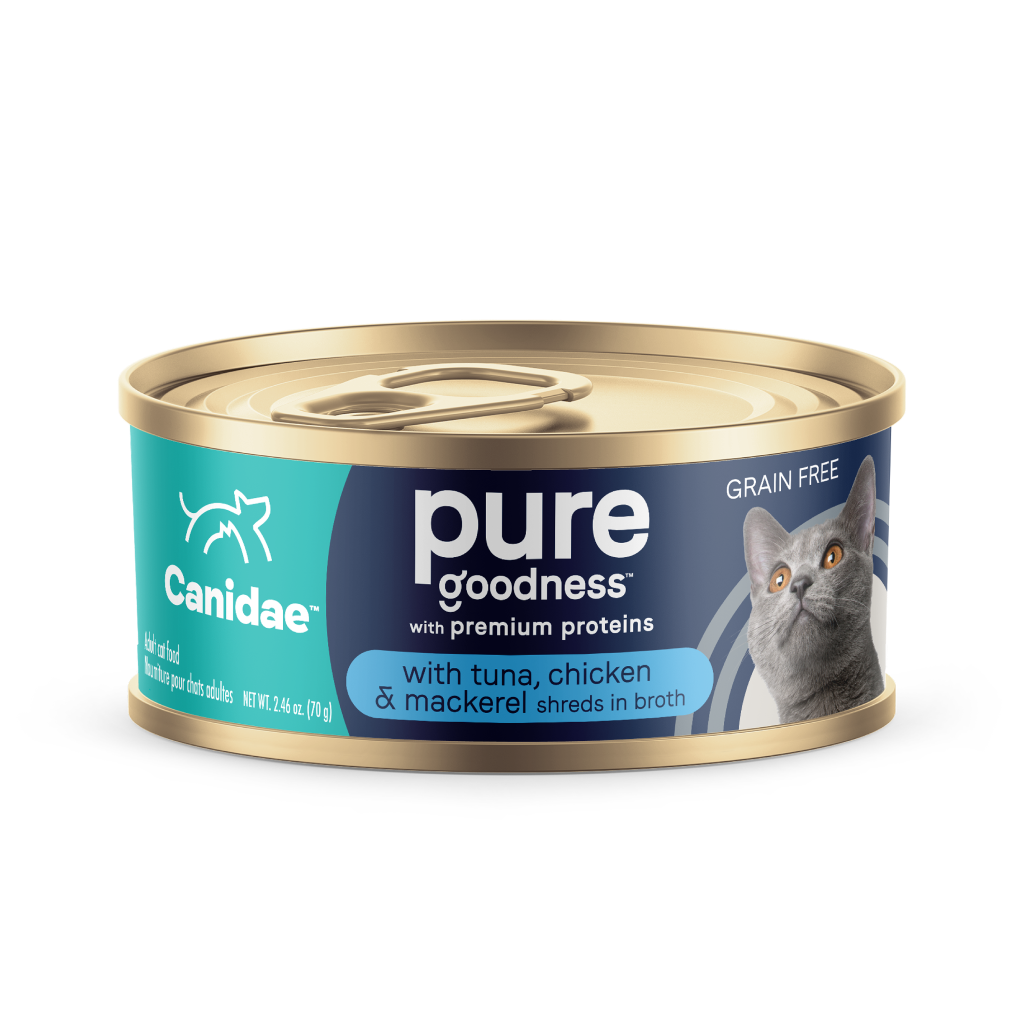 Canidae With Tuna, Chicken And Mackerel In Broth Cat Can image number null