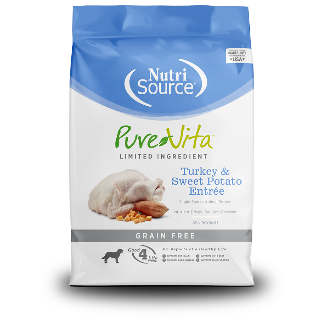 PureVita Grain Free Turkey & Sweet Potato Dog, 25-lb image number null