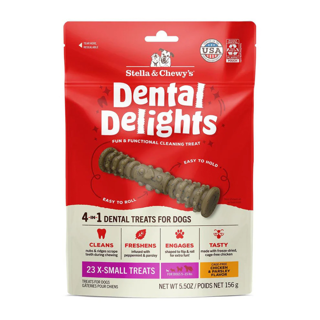 Stella & Chewy's Dental Delights Extra-Small Dog Dental Treats, 5.5-oz image number null