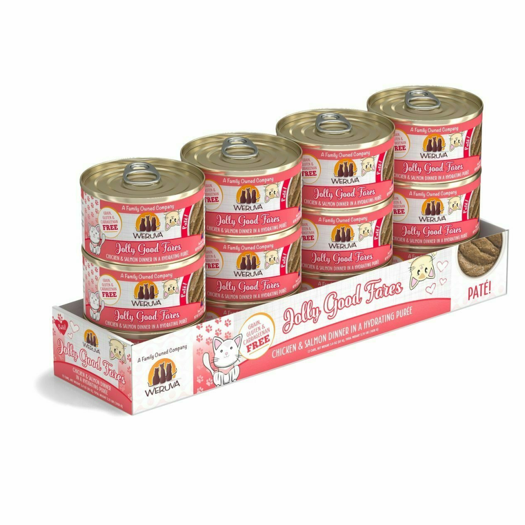 Weruva Classic Cat Pate, Jolly Good Fares With Chicken & Salmon image number null