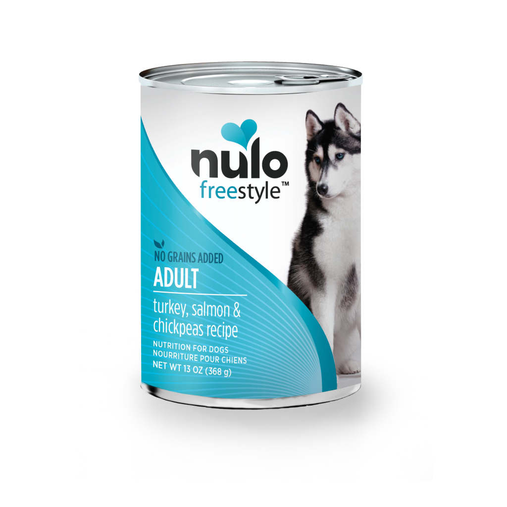 Nulo FreeStyle Dog Grain-Free Salmon & Chickpeas Can, 13-oz image number null