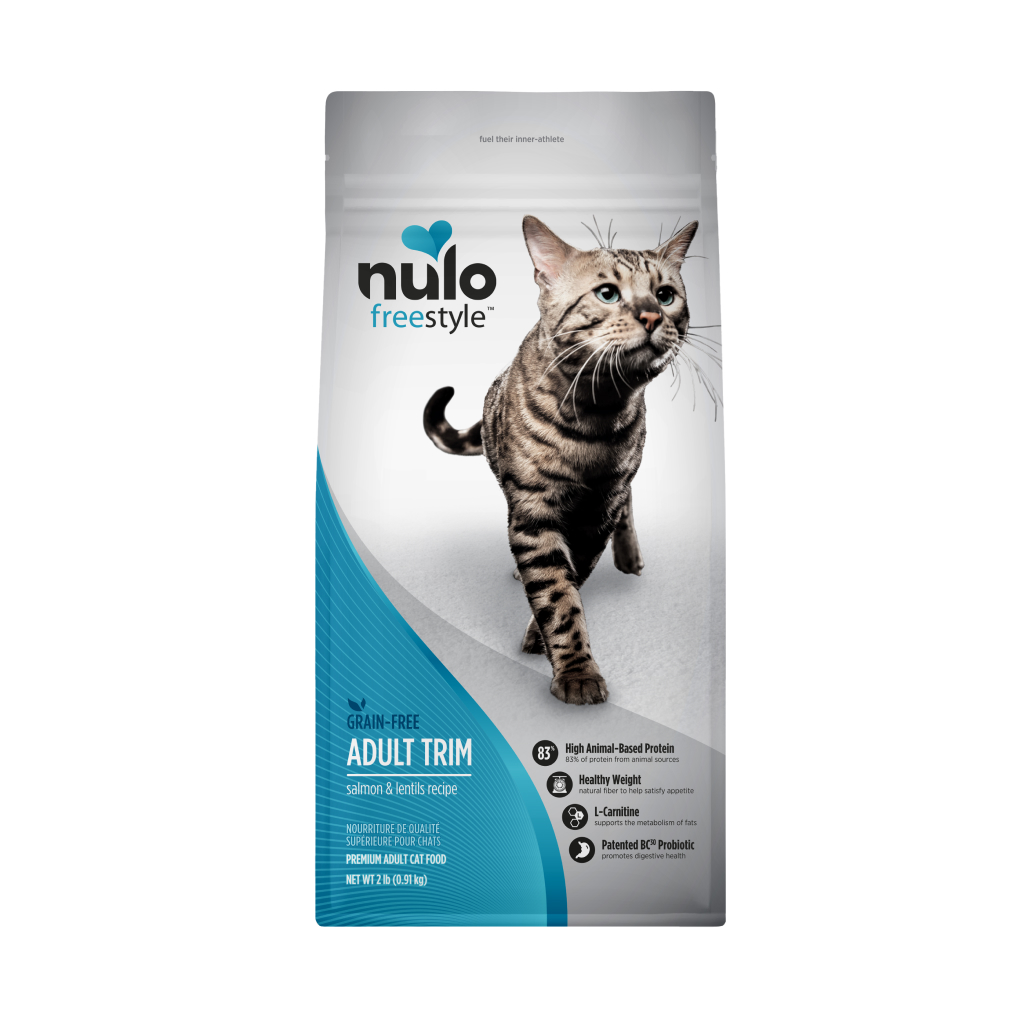 Nulo FreeStyle Adult Trim Cat Grain-Free Salmon & Lentils Bale, 2-lb image number null