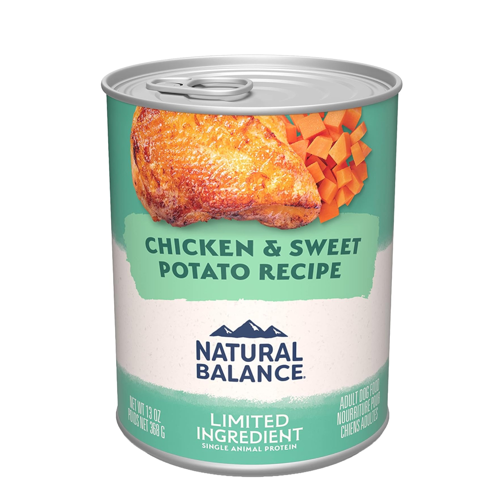 Natural Balance Limited Ingredient Chicken & Sweet Potato Recipe Dog Wet Can, 13-oz image number null