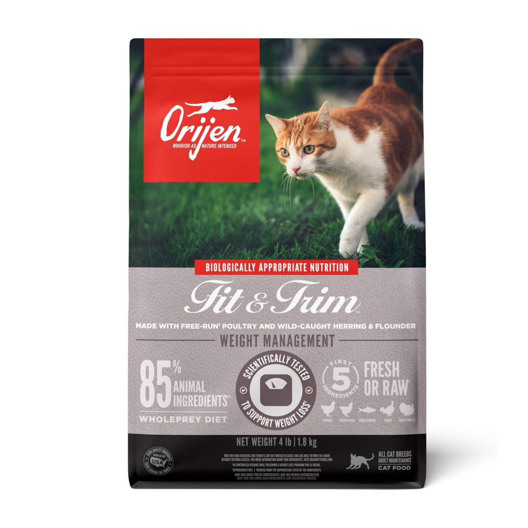 Orijen Fit & Trim Cat Food, 4-lb image number null