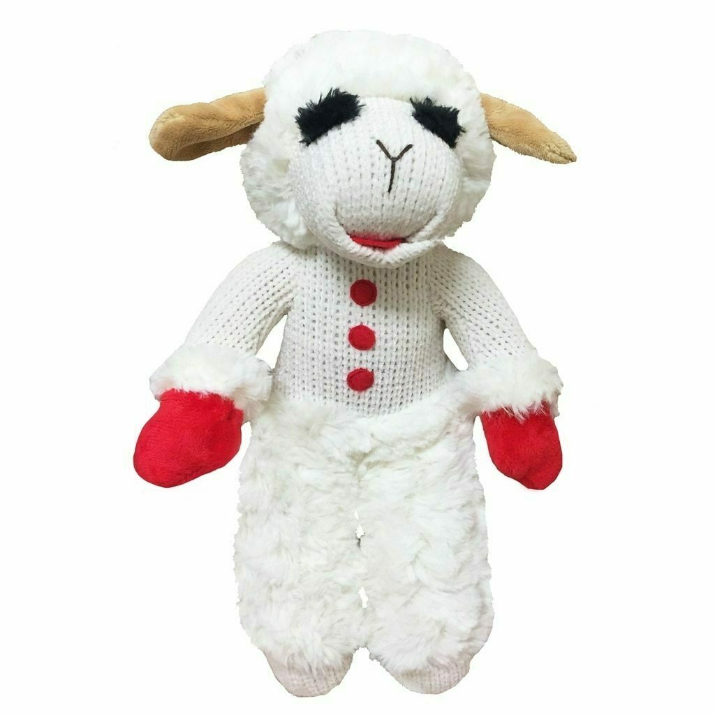 Multipet Standing Lamb Chop Dog Toy (1-count), 13-in image number null