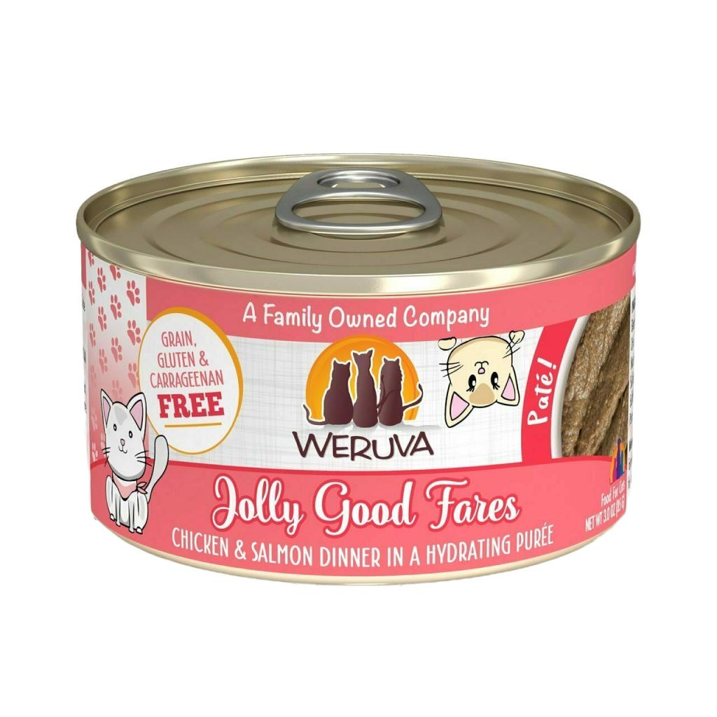 Weruva Classic Cat Pate, Jolly Good Fares With Chicken & Salmon image number null