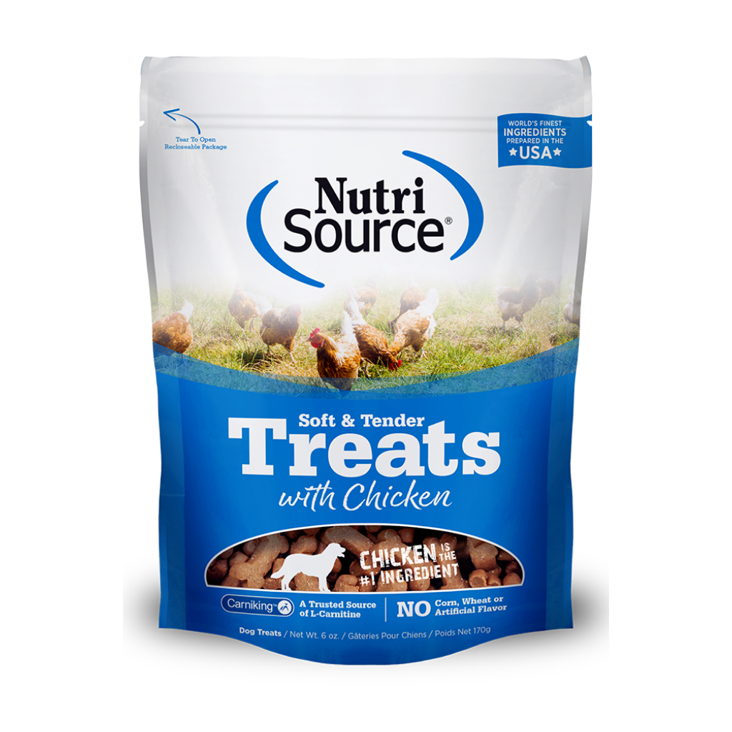 NutriSource Soft & Tender Chicken Dog Treats, 6-oz image number null