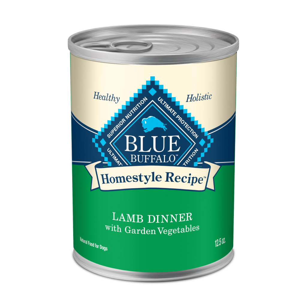 Blue Buffalo Homestyle Recipe Lamb Dinner With Garden Vegetables Adult Wet Canned Dog Food, 12.5-oz image number null