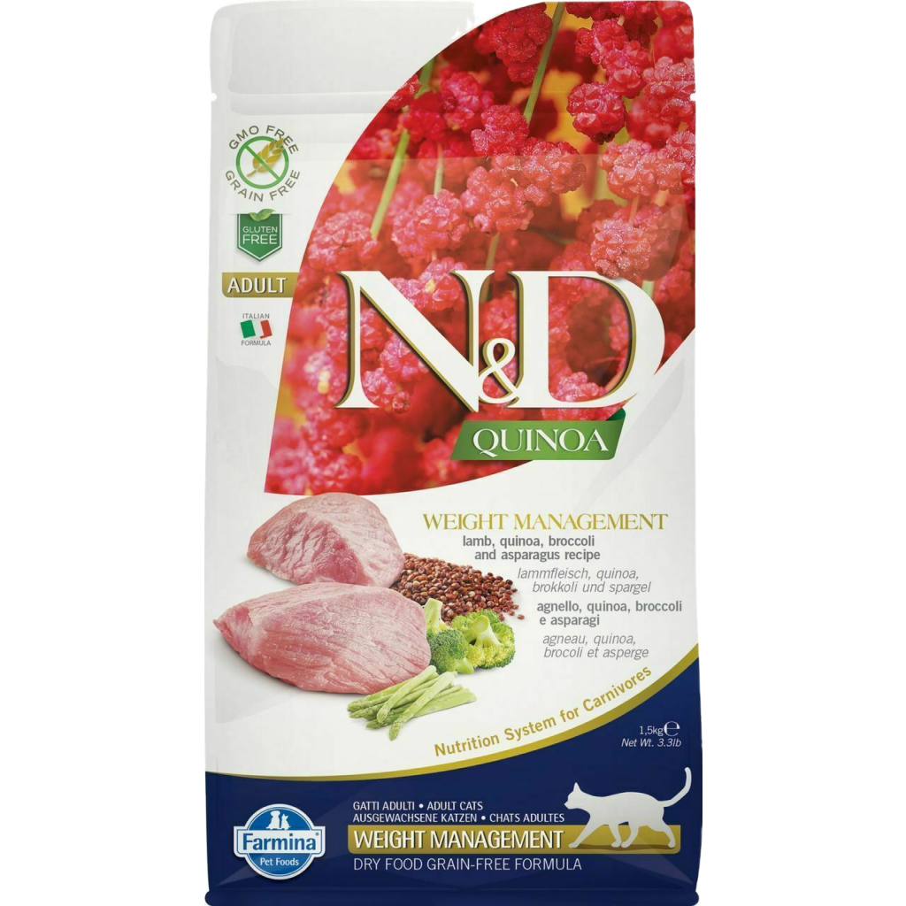 Farmina N&D Lamb & Quinoa - Weight Management 3.3-lb image number null