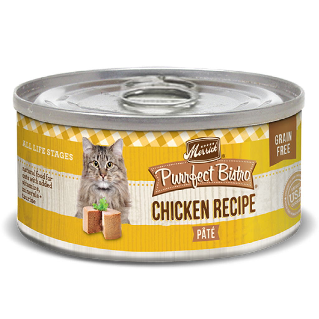 Merrick Purrfect Bistro Grain Free Chicken Pate 5.5-oz Can image number null