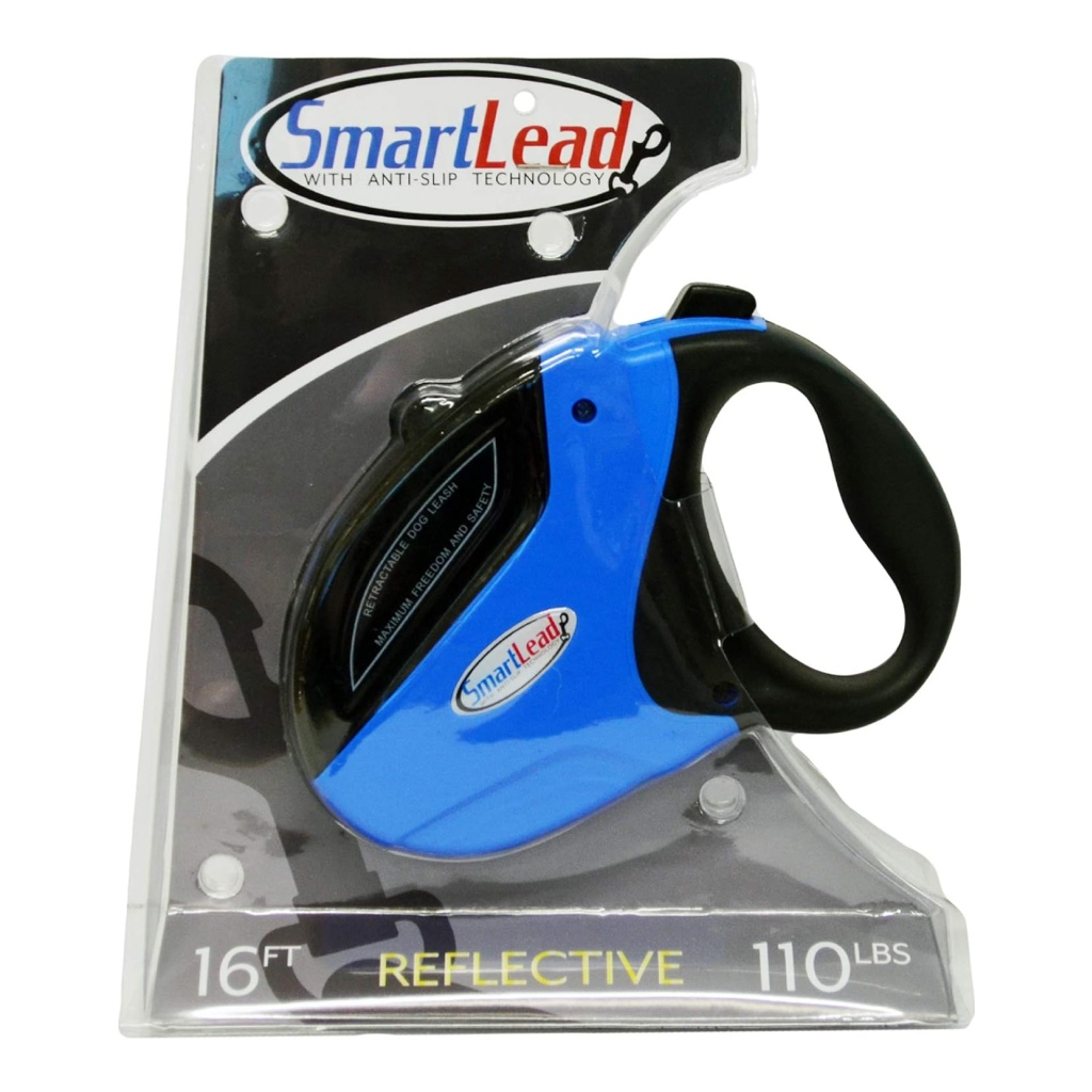 Scott Pet SmartLead 16 ft. Retractable Lead, Blue image number null