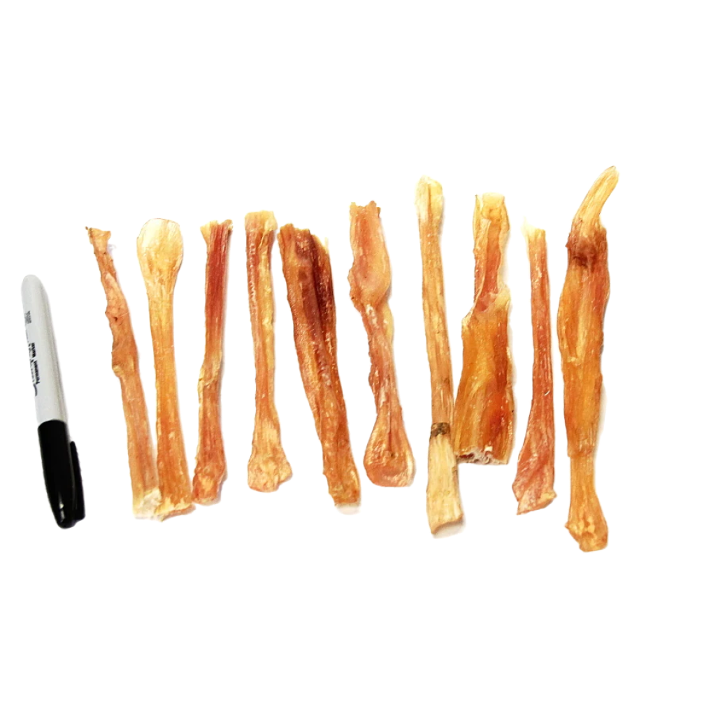 Tuesday's Natural Dog Co. Single Skinny Beef Tendon Dog Treat, 1-count image number null