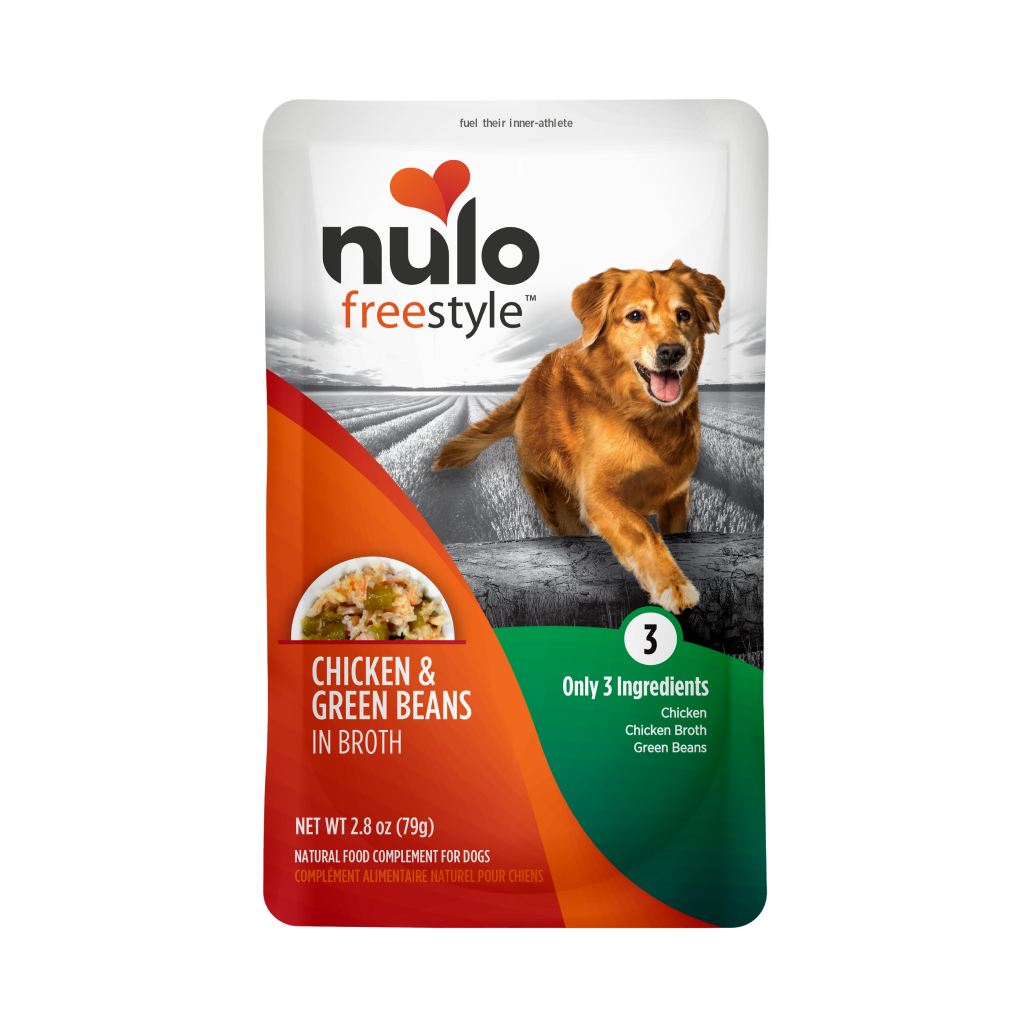 Nulo FreeStyle Dog Chicken & Green Beans in Broth Pouch, 2.8-oz image number null