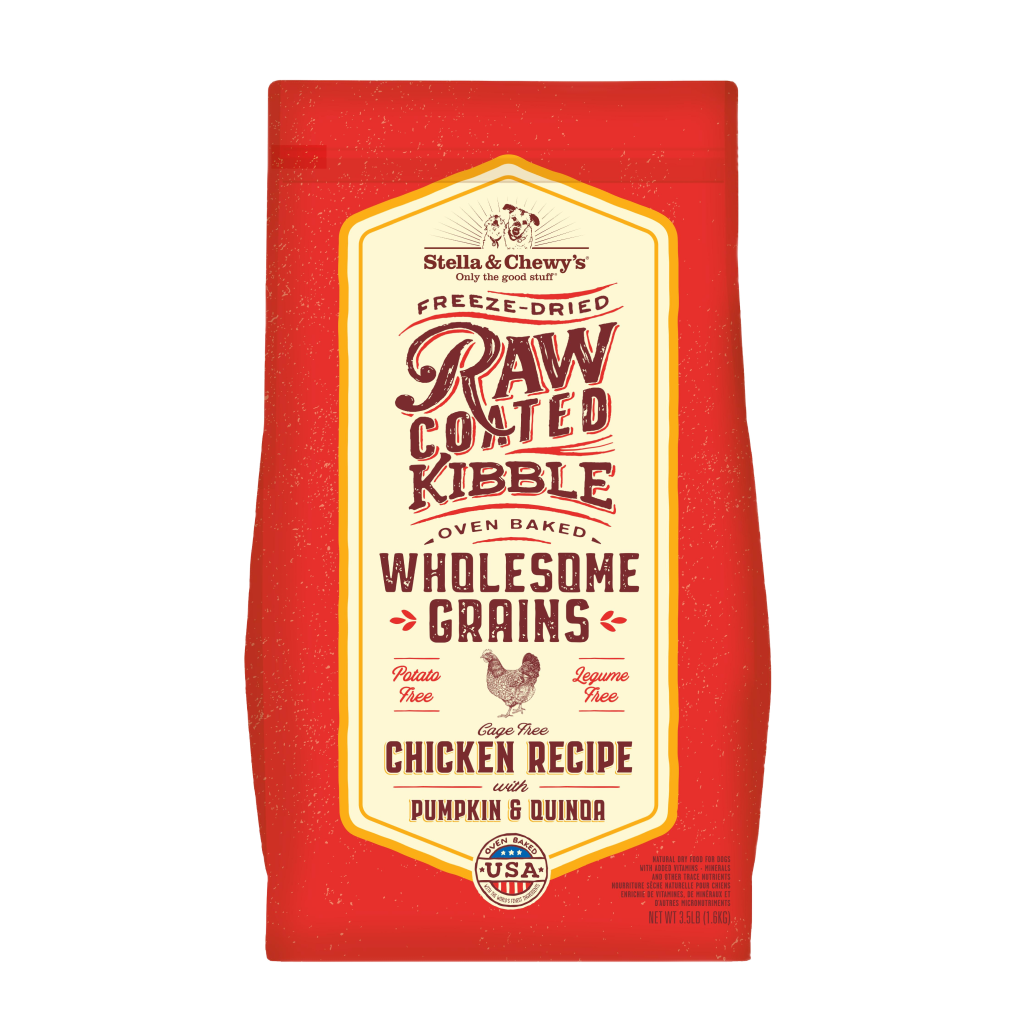 Stella & Chewy's Dog Raw Coated Kibble With Wholesome Grains, Cage-Free Chicken image number null