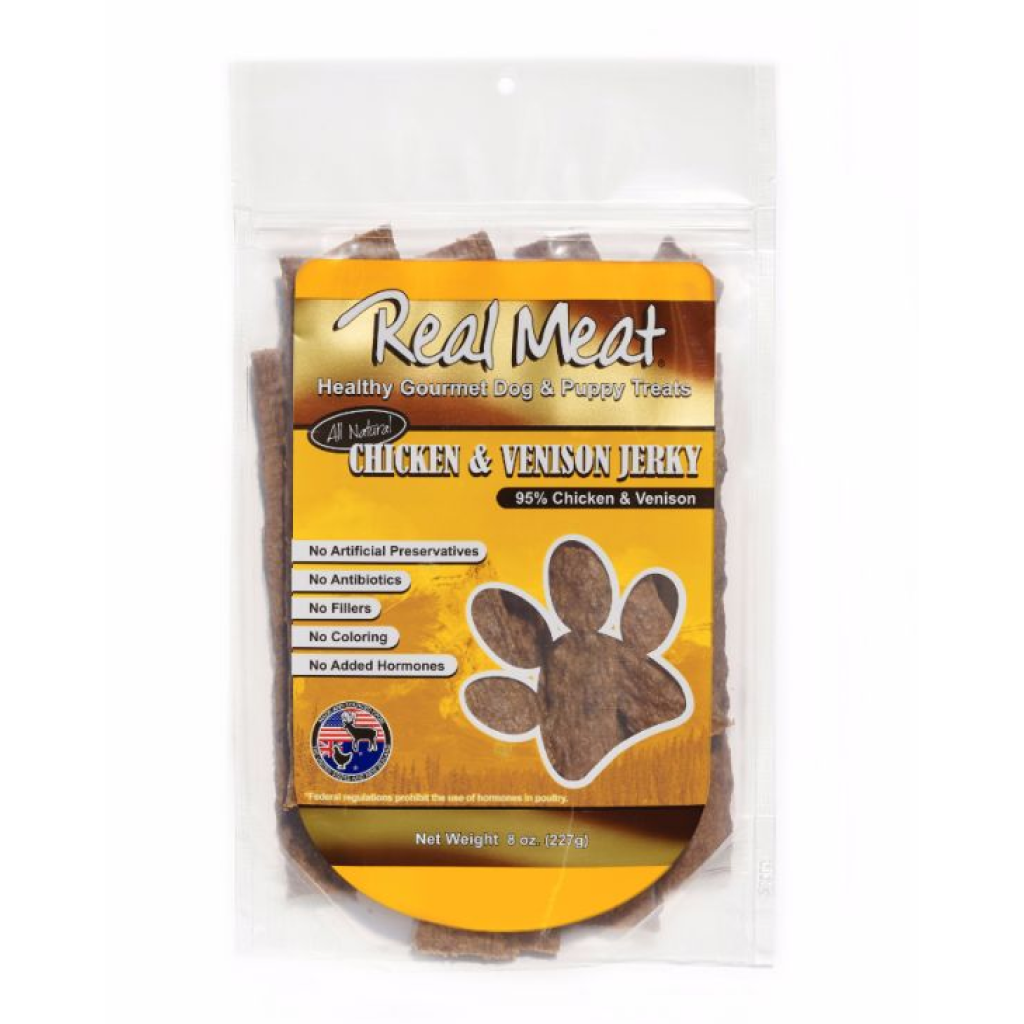 real meat venison jerky dog treats