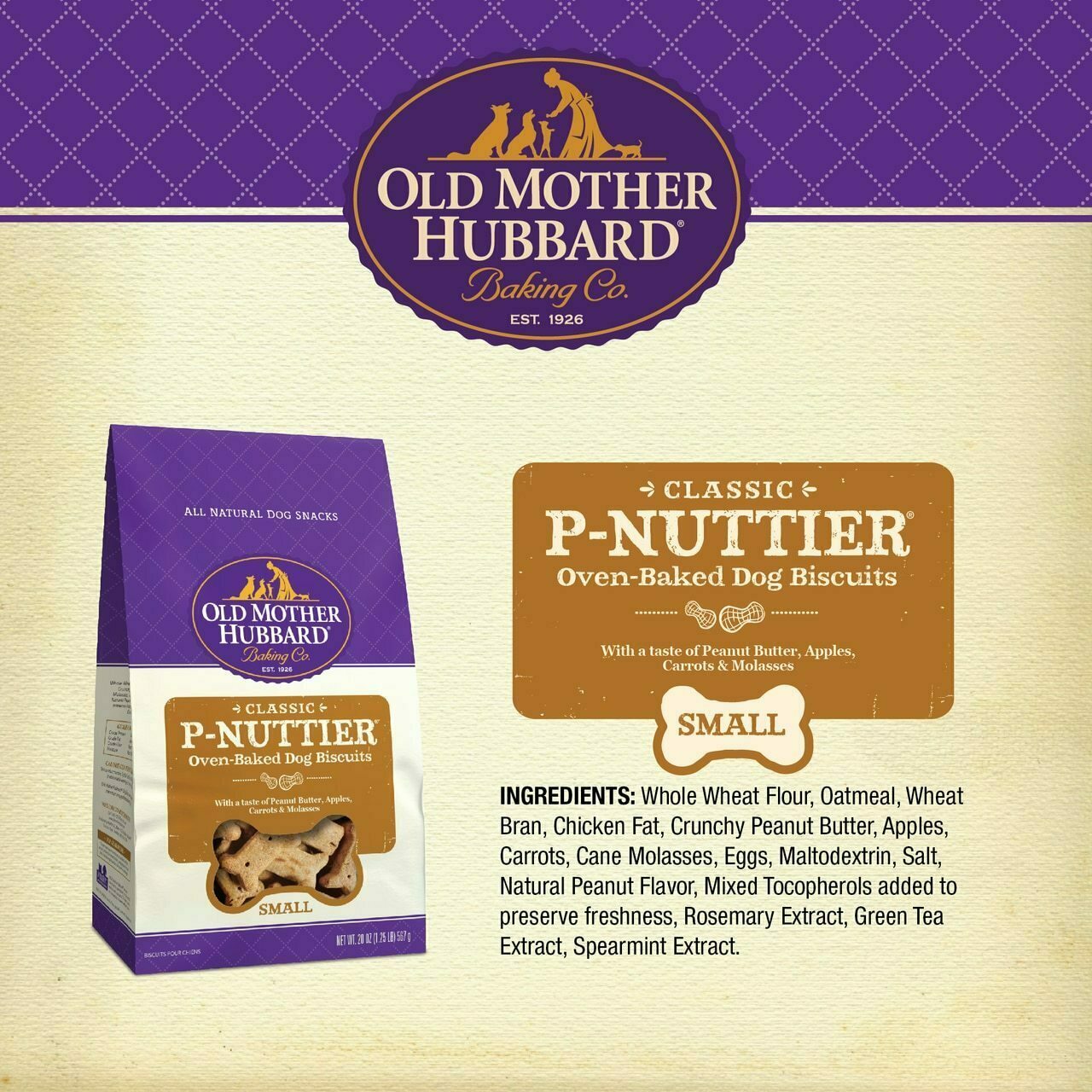 Old Mother Hubbard Small P-Nuttier, 20-oz image number null