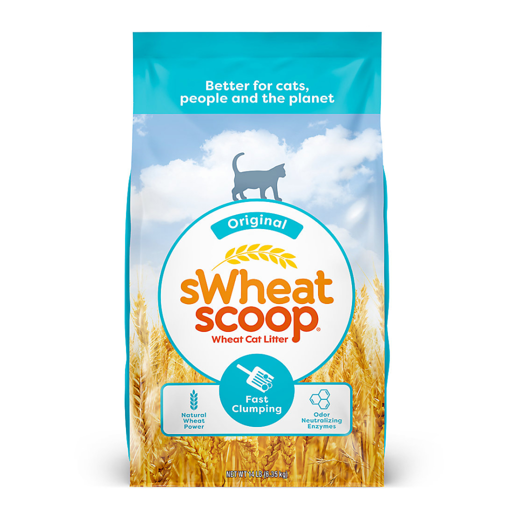 Swheat Scoop Original Fast Clumping Cat Litter, 14-lb image number null