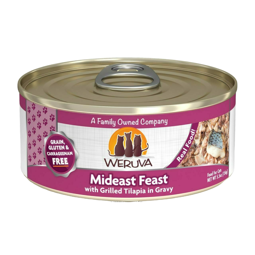 Weruva Classic Cat Food, Mideast Feast With Grilled Tilapia In Gravy image number null