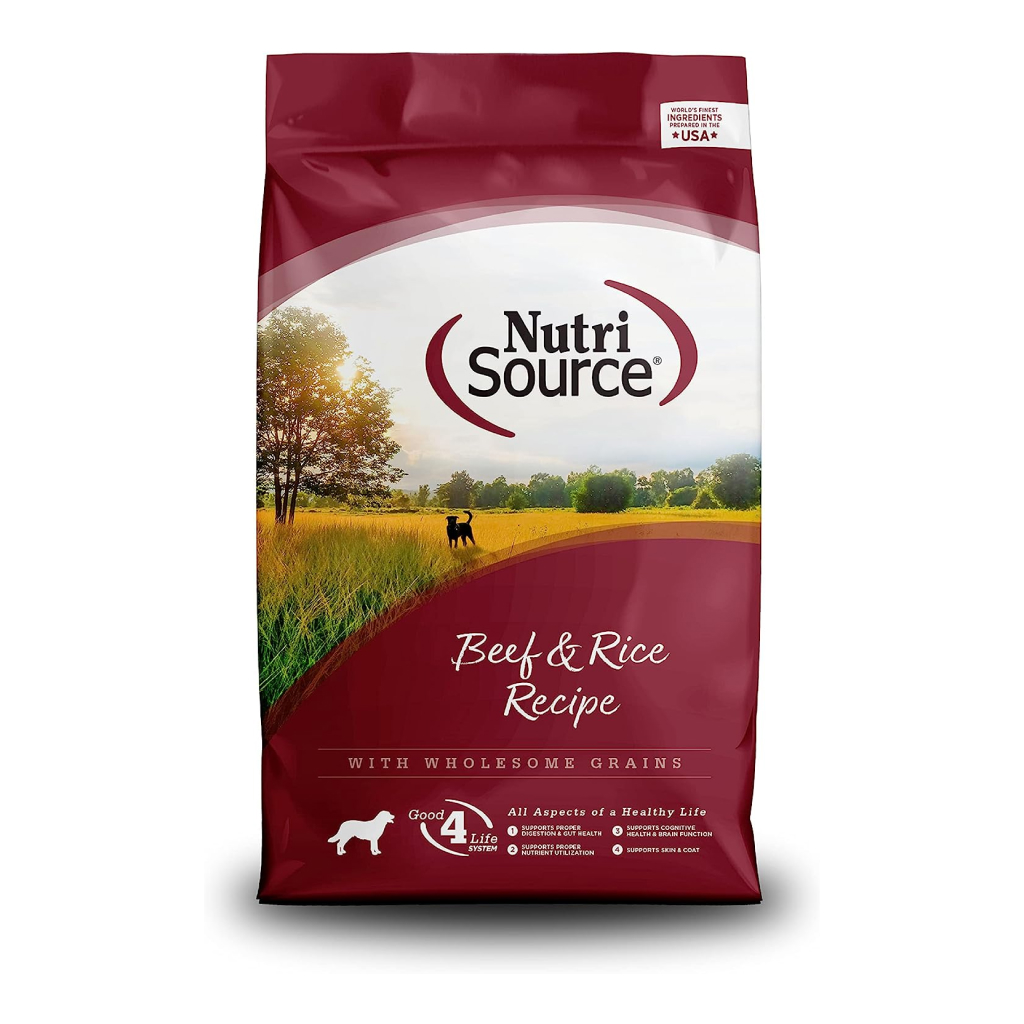 Nutrisource Beef Rice Recipe Dry Dog Food 26 lb