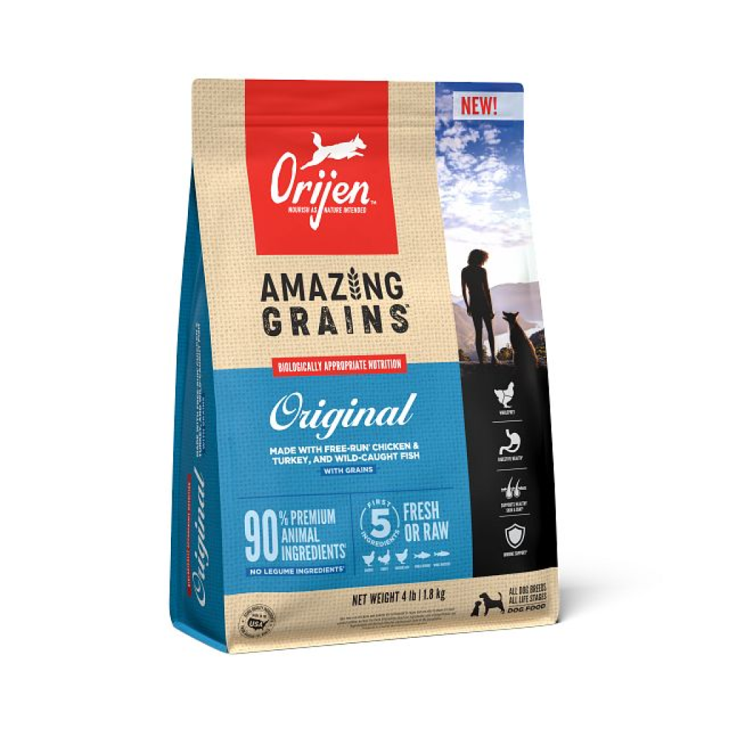 ORIJEN Amazing Grains Original, 4-lb image number null