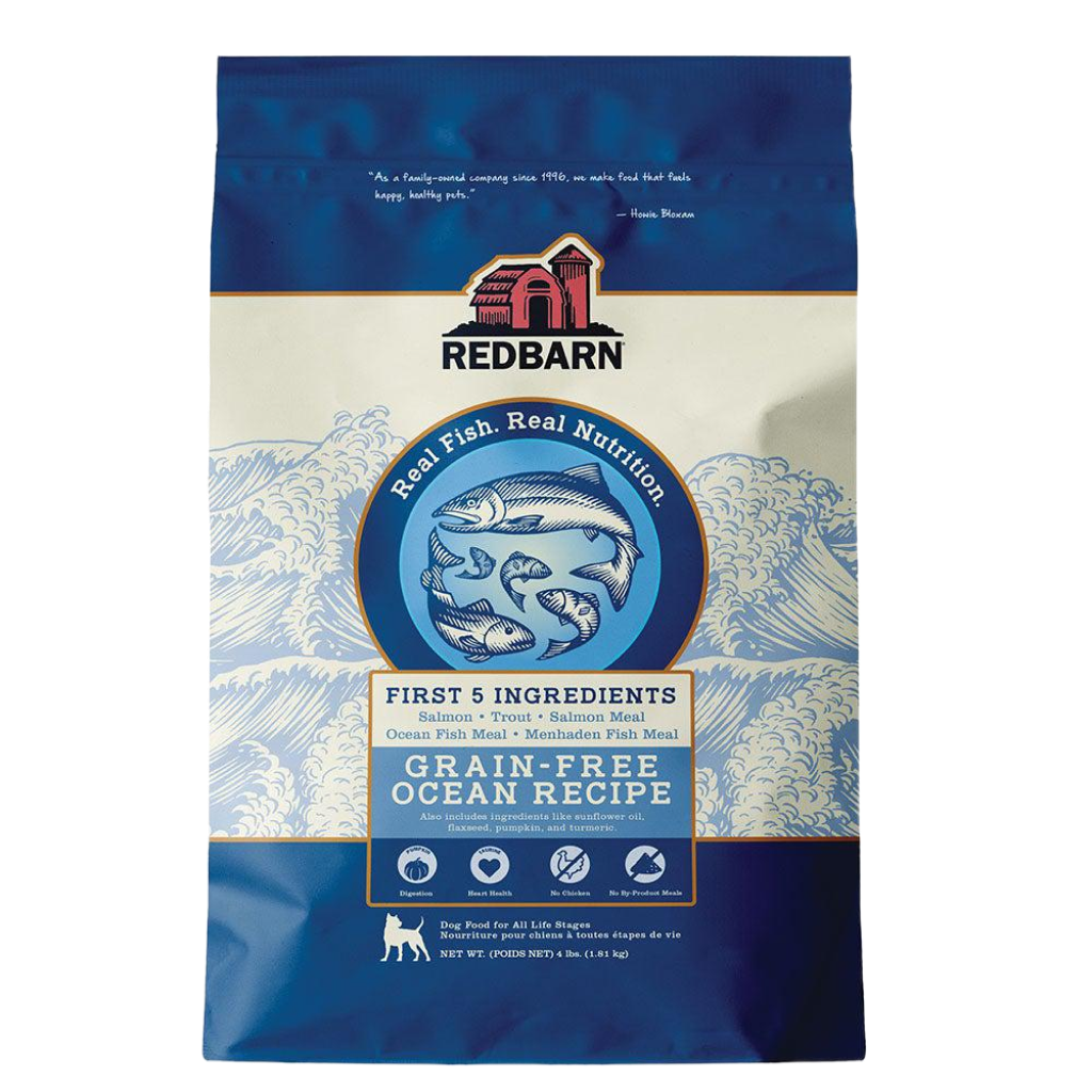 Redbarn Grain Free Ocean Recipe Dog Food 4-lb Bag image number null