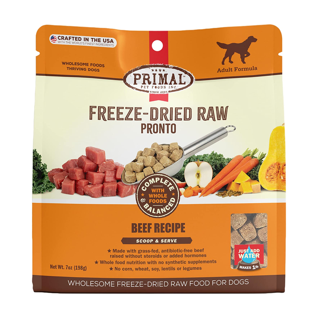 Buy Primal Canine Freeze Dried Raw Pronto Beef Recipe 7 oz for