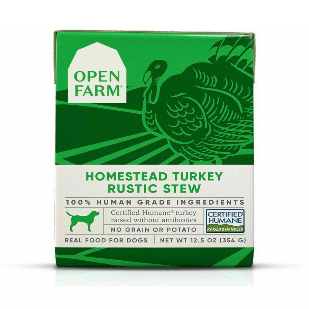 Open Farm Homestead Turkey Rustic Blend Wet Dog Food, 12.5-oz image number null