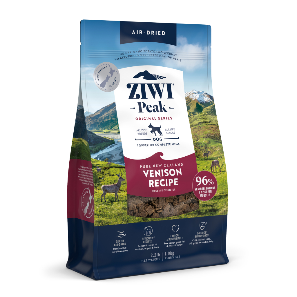 ZIWI Peak Air Dried Venison Recipe Dog Food 2.2 lb