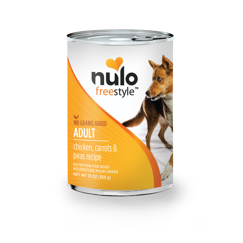 Nulo FreeStyle Dog Grain-Free Chicken, Peas, & Carrots Can, 13-oz image number null