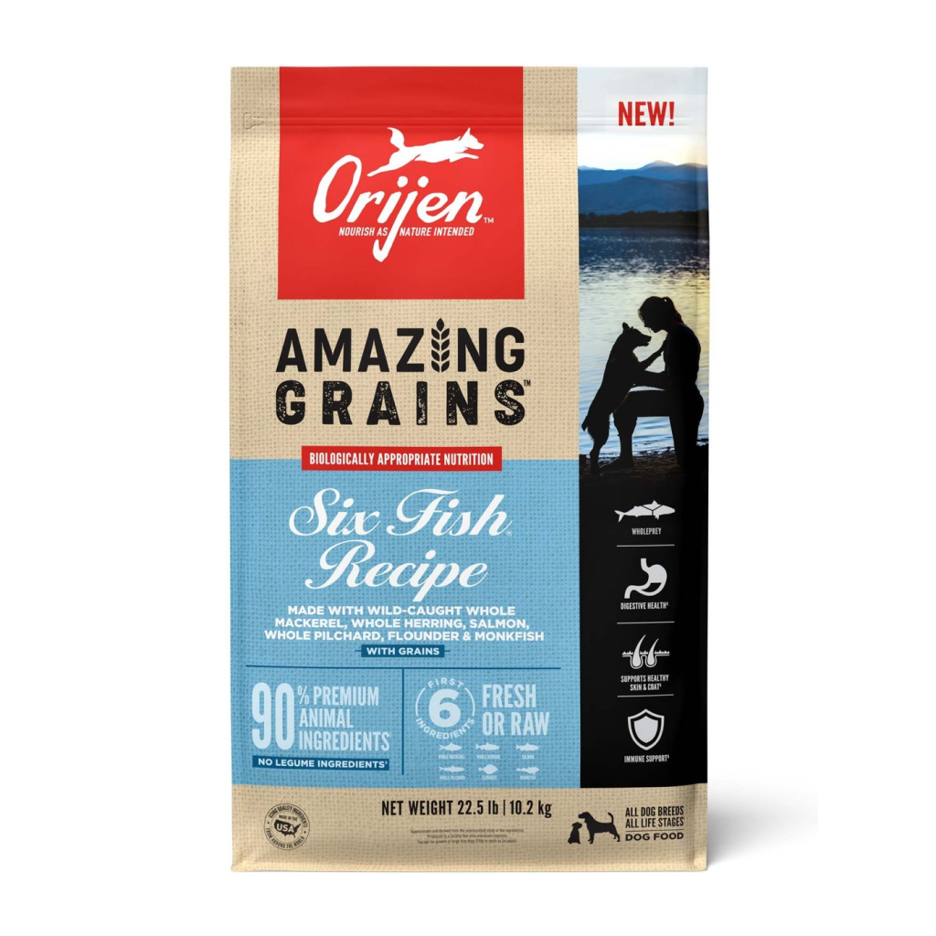 ORIJEN Amazing Grains Six Fish Recipe, 22.5-lb image number null