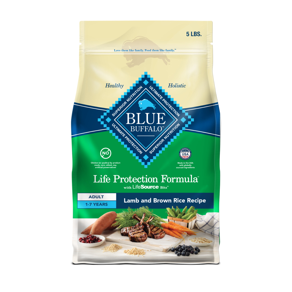 Blue Buffalo Life Protection Formula Lamb & Brown Rice Recipe Adult Dry Dog Food, 5-lb image number null