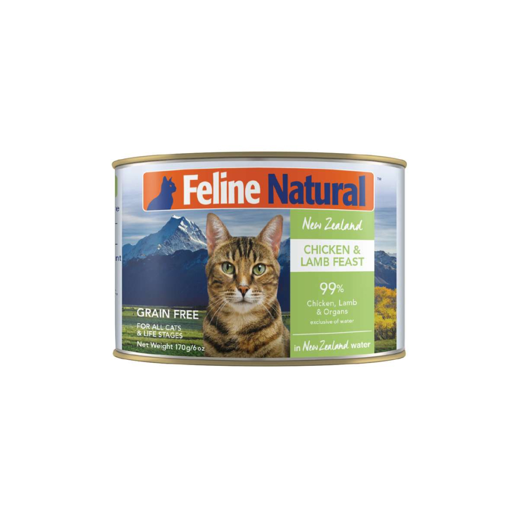 Feline Natural Chicken & Lamb Cat Can, 6-oz image number null