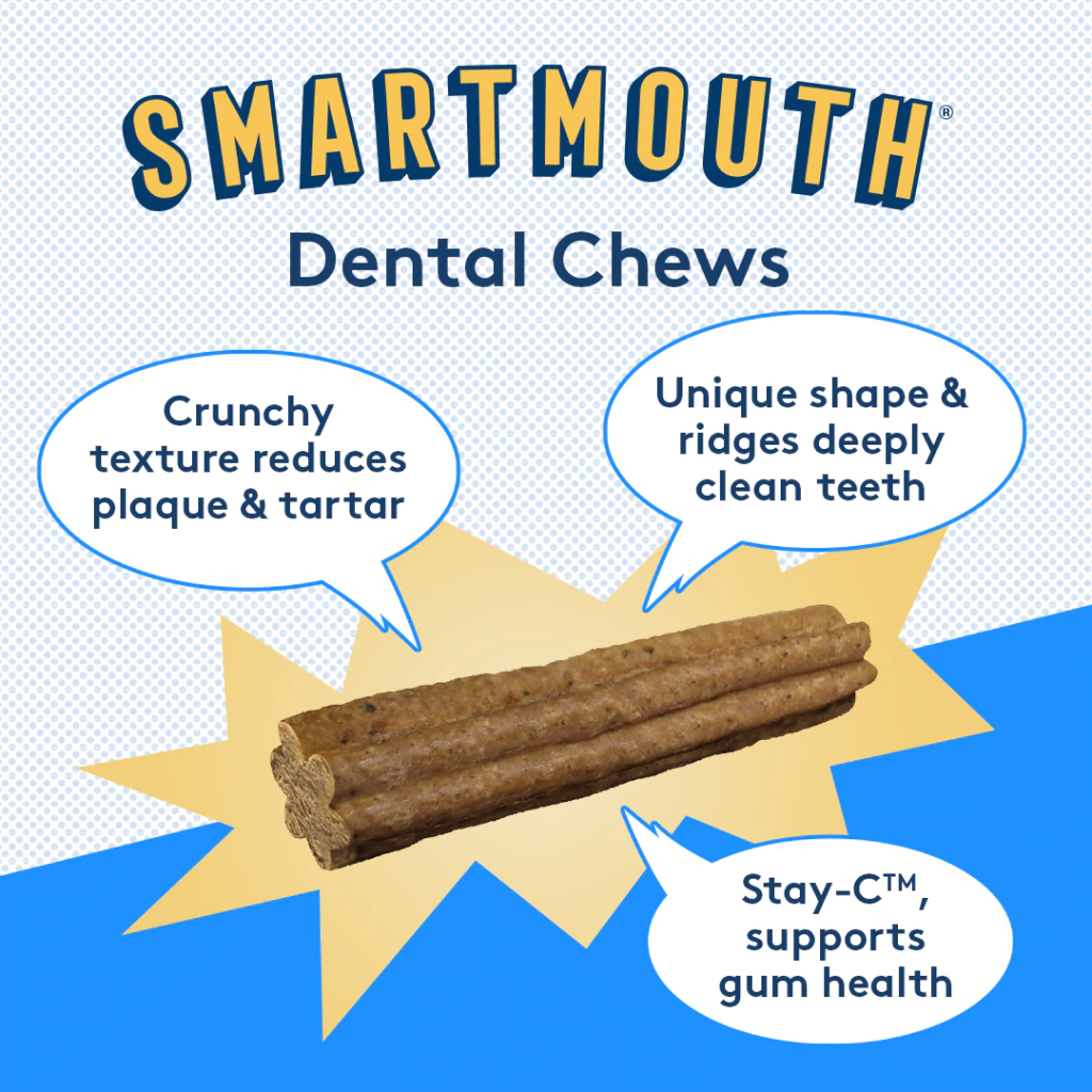 The Missing Link Smartmouth™ Dental Chews For Small/Medium Dogs 28 Count image number null