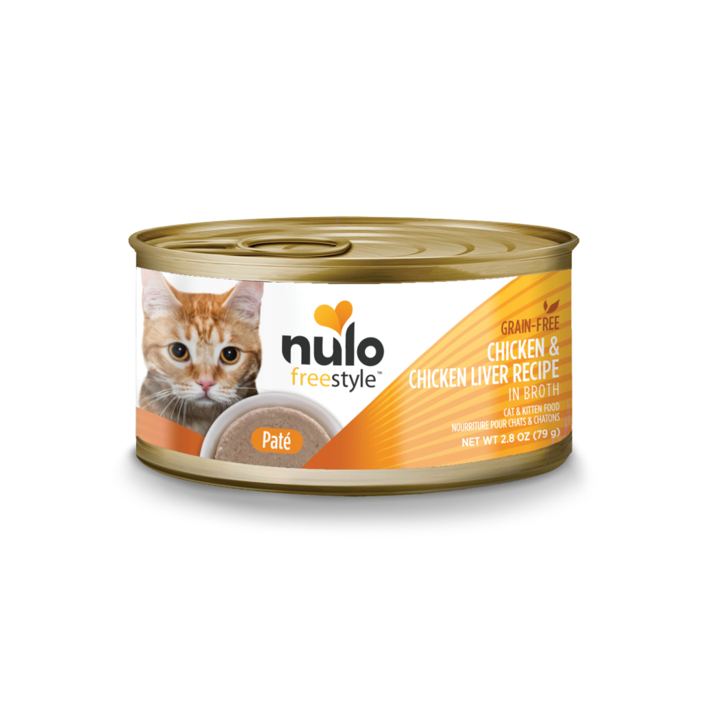 Nulo FreeStyle Cat & Kitten Chicken & Chicken Liver Pate Can, 2.8-oz image number null