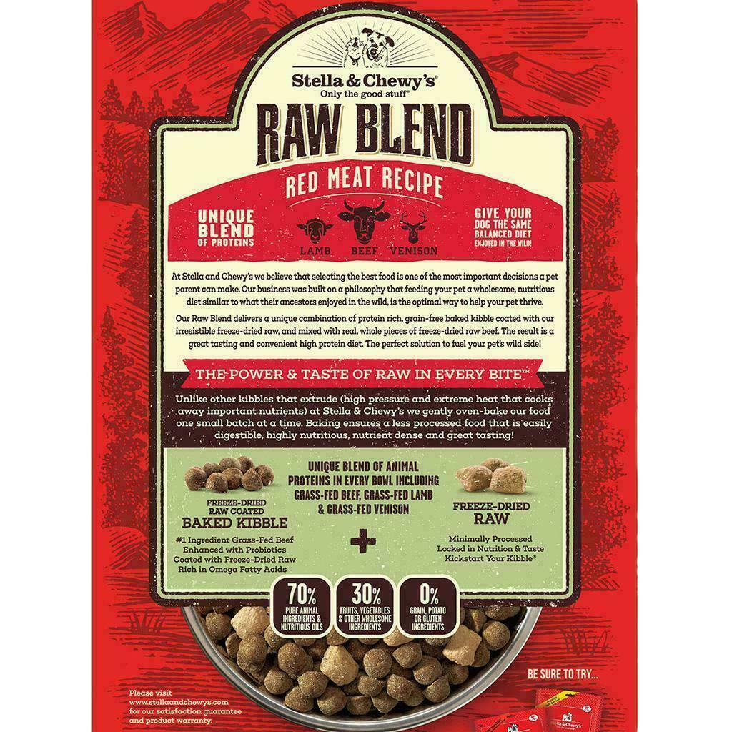 Stella & Chewy's Dog Raw Blend Kibble, Red Meat Recipe image number null