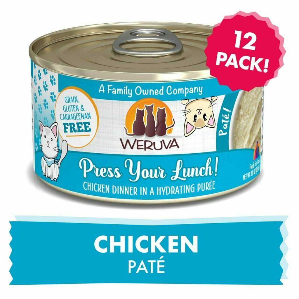 Weruva Classic Cat Pate, Press Your Lunch! With Chicken image number null